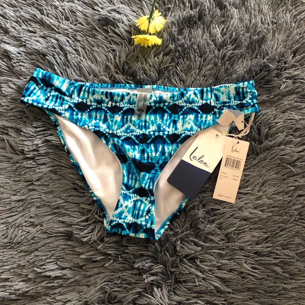Leilani NWT Blue Navy Bikini Bottom Size Large🌸